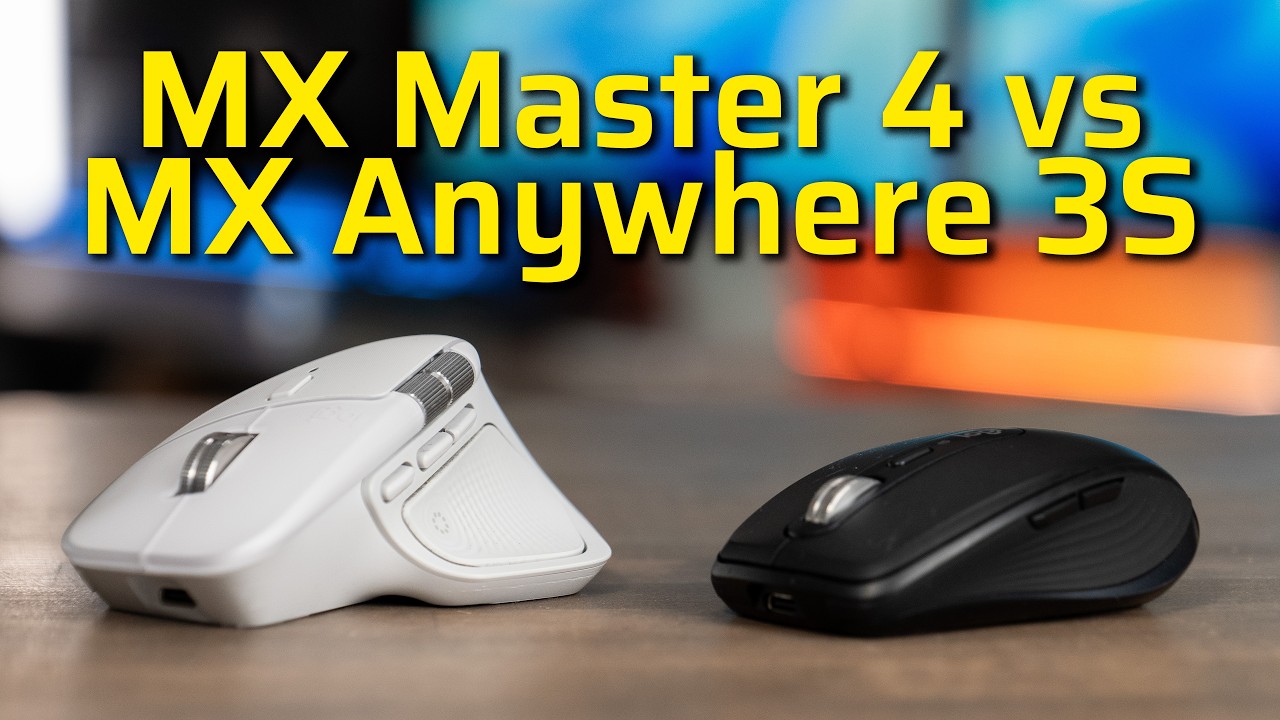 Logitech MX Master 4 vs MX Anywhere 3S: Which One Should You Buy?