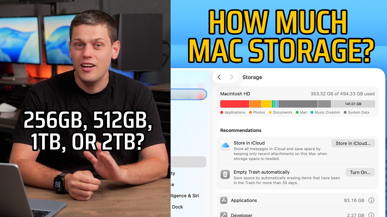 How Much SSD to Buy on Your Mac in 2026 (and When to Go External)